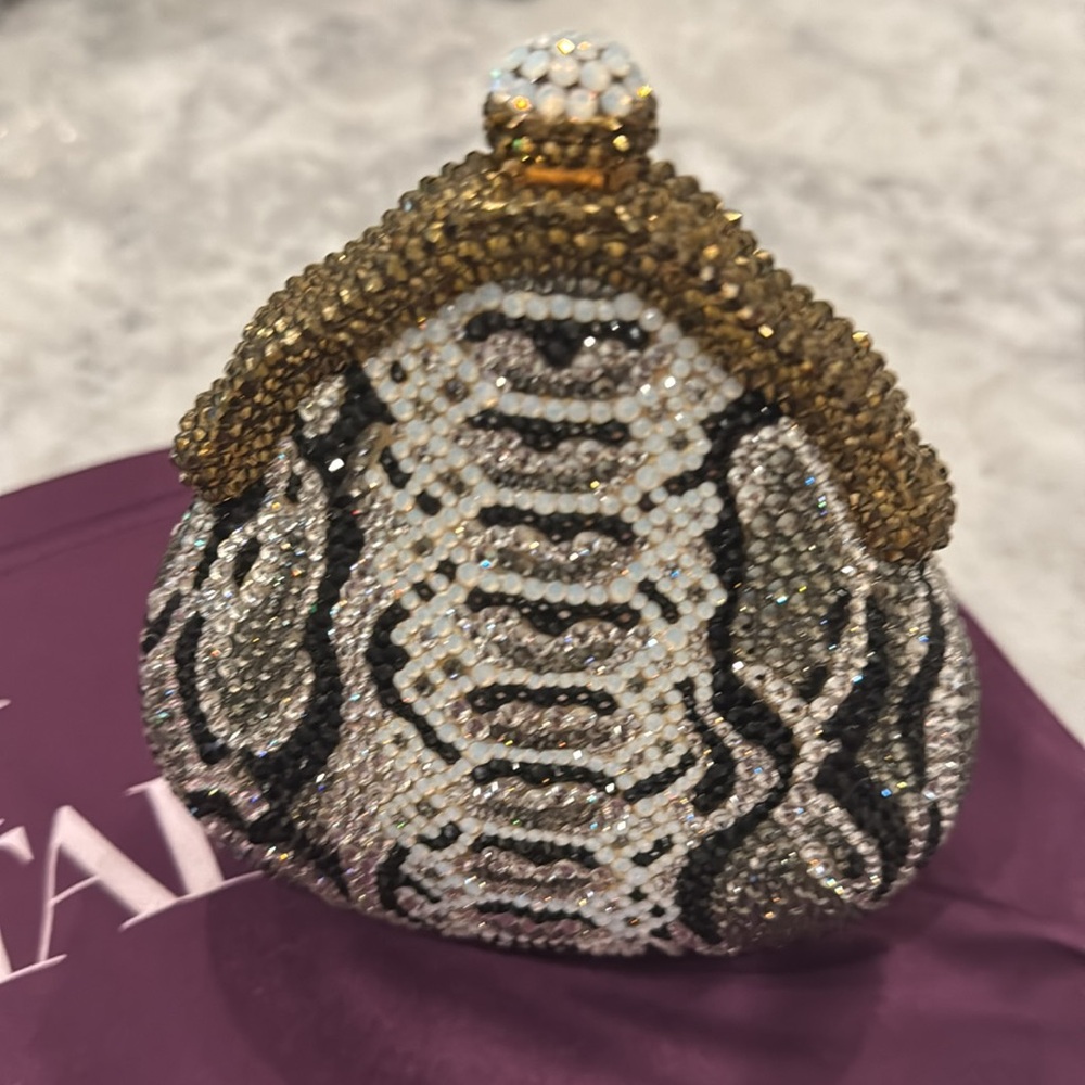 Jimmy Crystal New York Crystallized Python Patter… - image 4